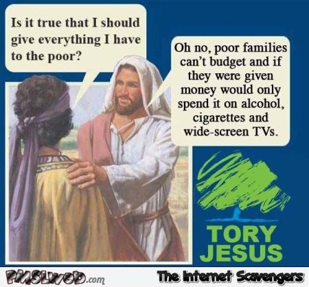 Funny Tory Jesus @PMSLweb.com