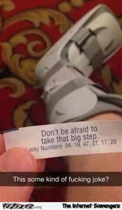 Funny fortune cookie fail