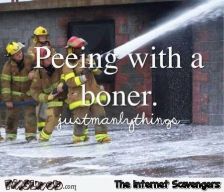 Peeing with a boner funny just manly things – Mischievous Hump Day @PMSLweb.com