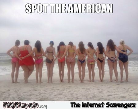 Spot the American meme @PMSLweb.com