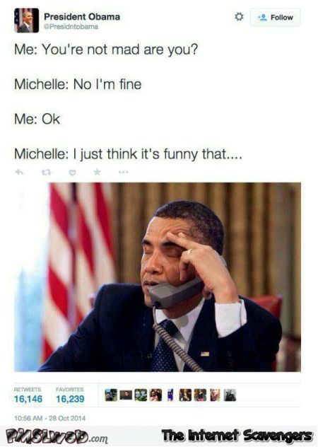 Michelle Obama is fine funny tweet @PMSLweb.com