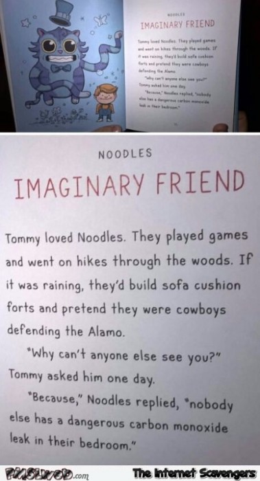 Funny imaginary friend story