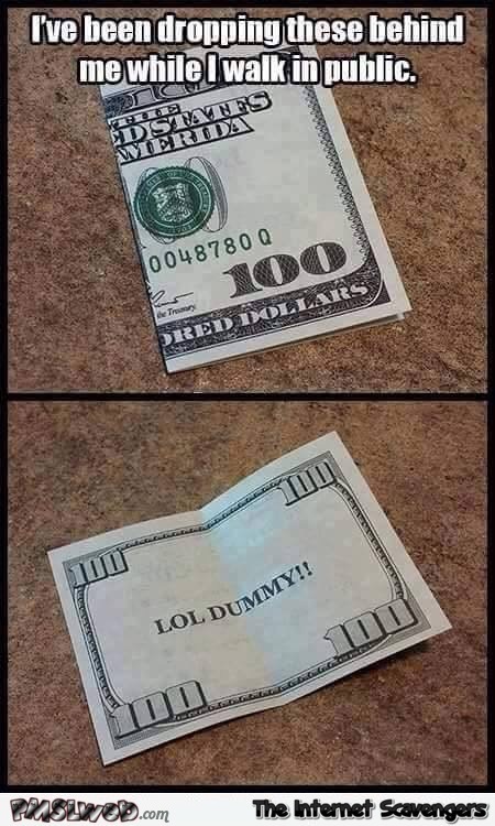 Funny bank note prank @PMSLweb.com