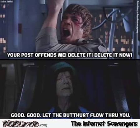Your post offends me Star Wars meme @PMSLweb.com