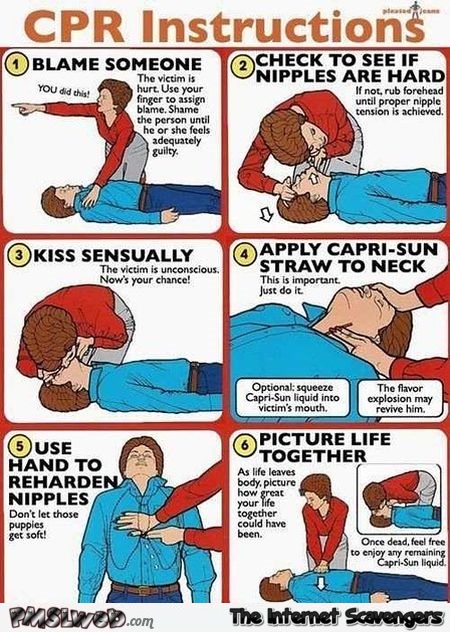 Funny CPR instructions