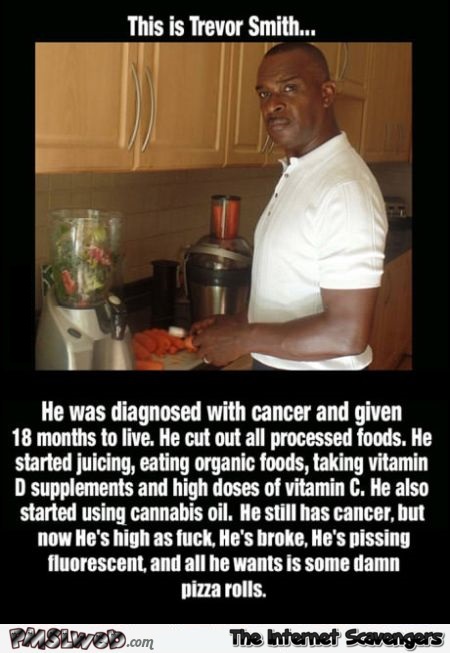 Funny sarcastic cancer story @PMSLweb.com