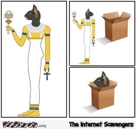 Egyptian cat God humor – ROFL pictures @PMSLweb.com