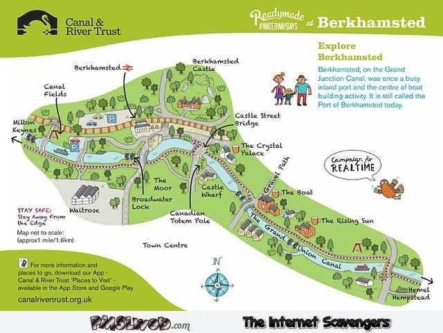 Funny Berkhamsted map @PMSLweb.com