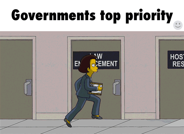 Governments top priority humor @PMSLweb.com