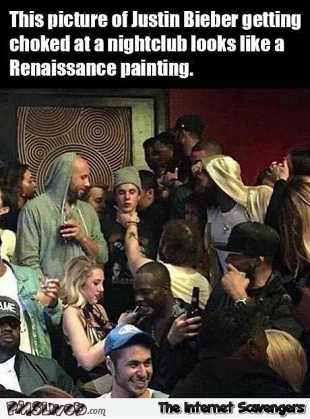 Funny Justin Bieber renaissance painting @PMSLweb.com