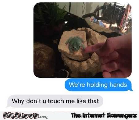 We’re holding hands frog humor – Jokey Tuesday @PMSLweb.com