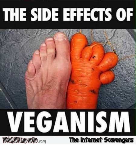 Funny side effect of veganism @PMSLweb.com