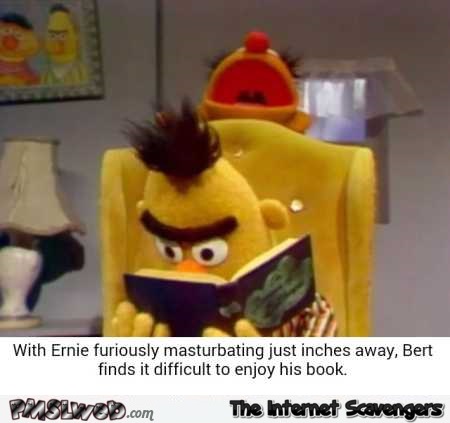 Bert and Ernie adult humor @PMSLweb.com