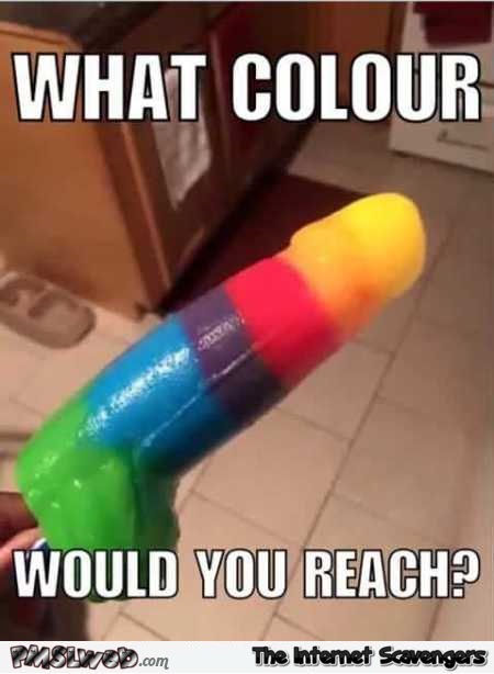 What colour would you reach naughty meme – Adult humor @PMSLweb.com