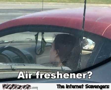 G-string air freshener meme @PMSLweb.com