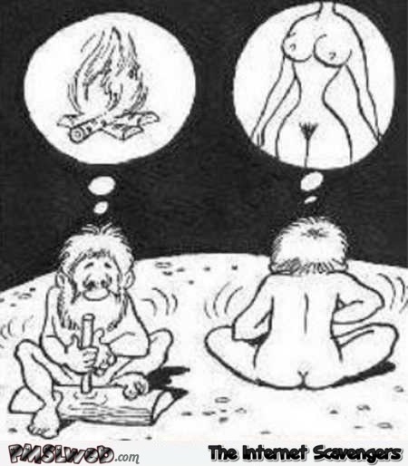 There were two kinds of prehistoric men funny cartoon – Saturday lolz @PMSLweb.com