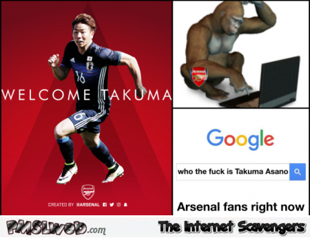 Who is Takuma Asano humor @PMSLweb.com