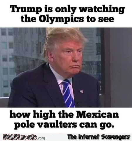 Why Trump watches the Olympics funny meme
