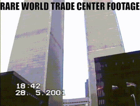 Funny rare world trade center footage