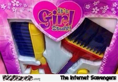 Cleaning toy set for girls funny fail @PMSLweb.com