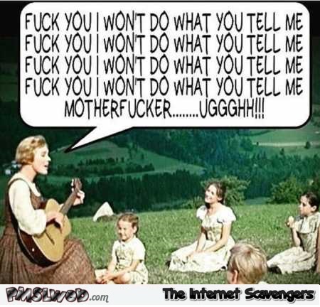 Funny the sound of music rage against the machine version @PMSLweb.com