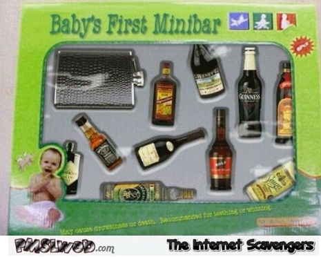 Baby’s first minibar – Most inappropriate toys @PMSLweb.com