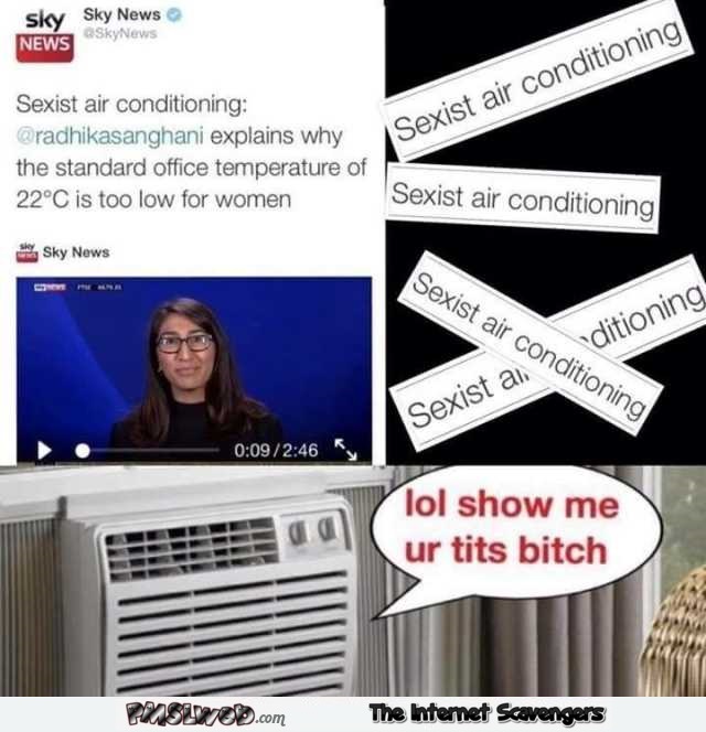 Funny sexist air conditioning