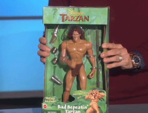 Rad Repeating Tarzan toy fail @PMSLweb.com