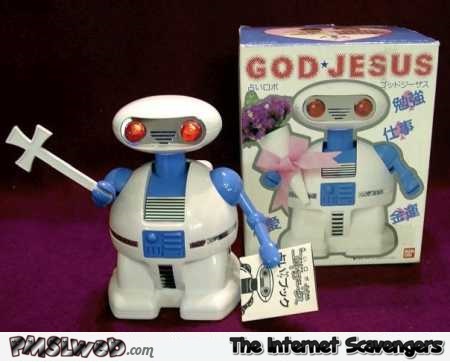 God Jesus robot toy @PMSLweb.com