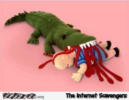 Crocodile plush toy fail @PMSLweb.com