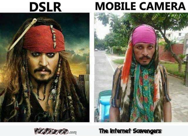 Funny DSLR versus mobile camera photos @PMSLweb.com