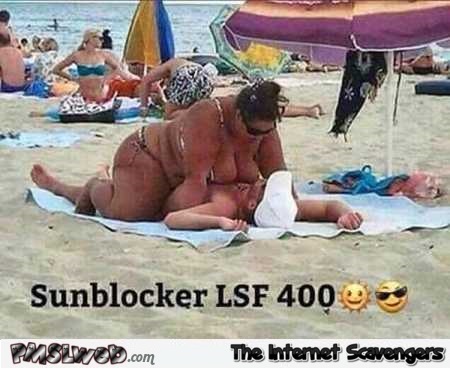 Sunblocker LSF 400 humor