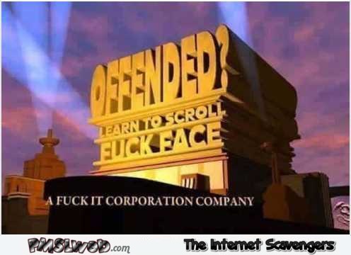 Offended learn to scroll 20th century fox parody @PMSLweb.com
