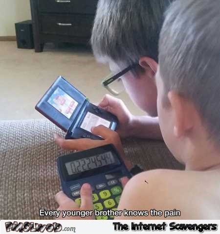 Every younger brother knows the pain funny meme – Hump day fun @PMSLweb.com