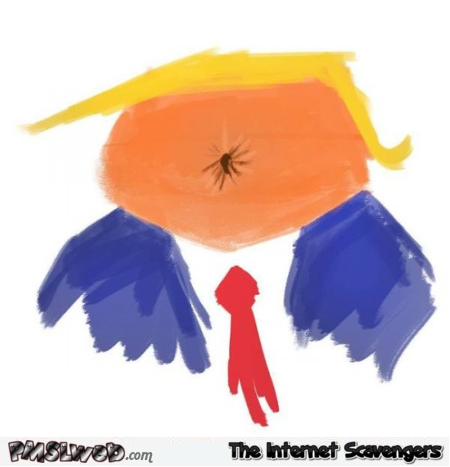 Funny Trump painting – Mischievous Monday funnies @PMSLweb.com