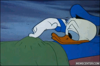 Donald duck has a morning boner funny gif @PMSLweb.com