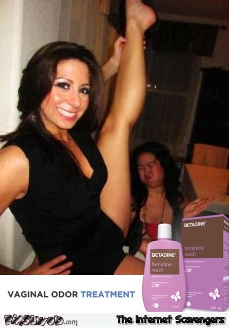 Funny vaginal odor perfect photo timing  @PMSLweb.com