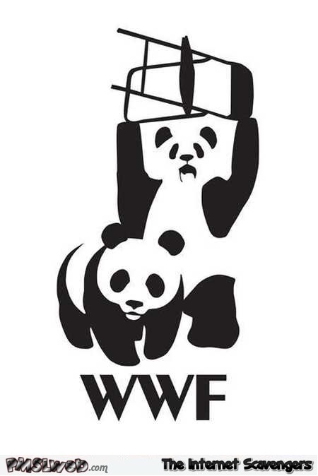 Funny WWF logo @PMSLweb.com