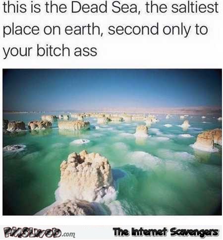 This is the dead sea funny meme @PMSLweb.com