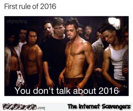 Funny 2016 fight club meme – TGIF you laugh you lose @PMSLweb.com