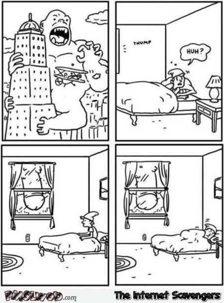 Funny Adult king kong comic – Hysterical Hump day pics @PMSLweb.com