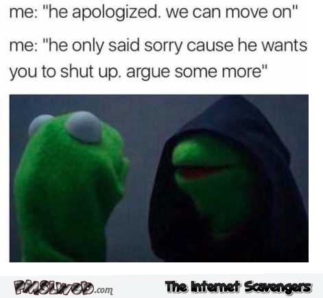 He apologized we can move on funny meme