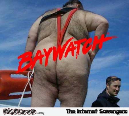 Hilarious Baywatch fail