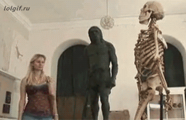 Funny skeleton gets a boner prank @PMSLweb.com