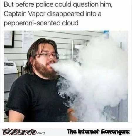 Captain vapor funny meme