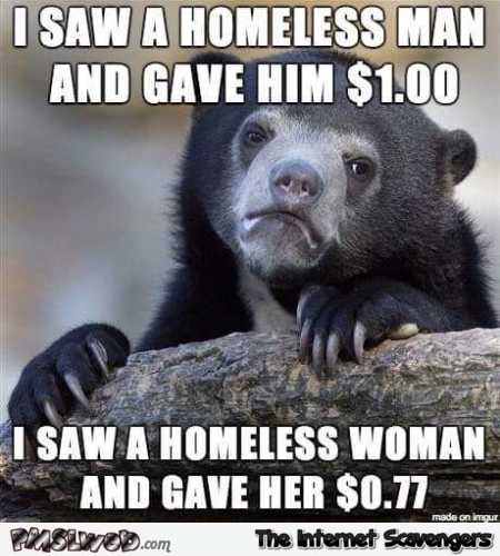 Funny sexist charity meme @PMSLweb.com