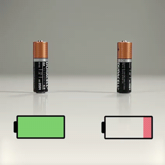 Hack to know if your battery is empty