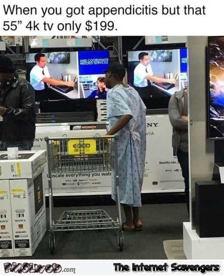 Out of hospital for black Friday funny meme