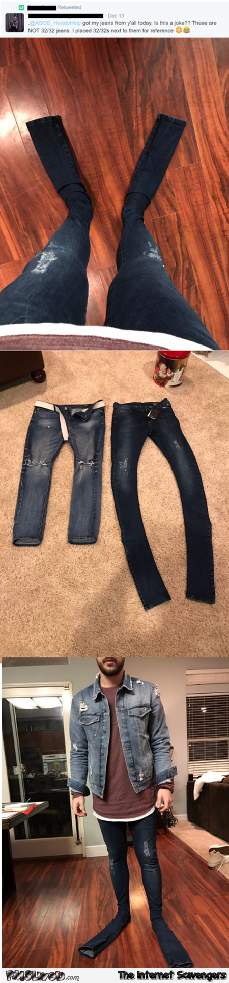 Funny jeans size fail – Funny Sunday balderdash @PMSLweb.com
