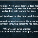 Wife meets back up with her husband in heaven funny joke – Wednesday Shitz n Giggles @PMSLweb.com